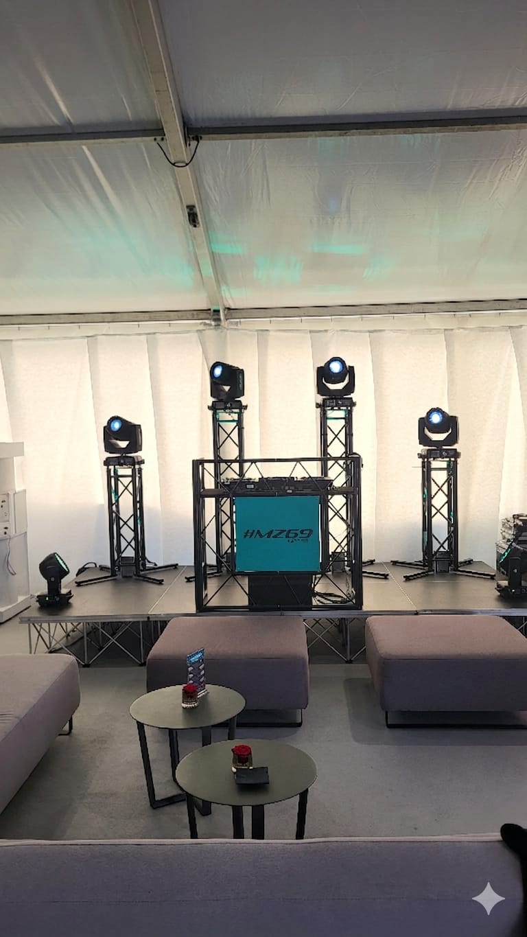 Impianto audio per locale