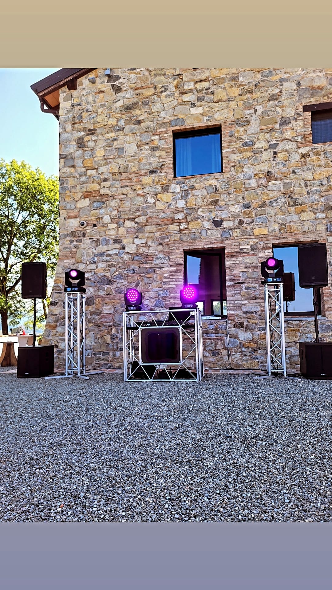 Attrezzatura professionale per spettacoli