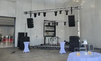 Impianto audio professionale per concerto